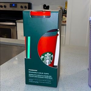 Starbucks 2020 holiday reusable cold cups